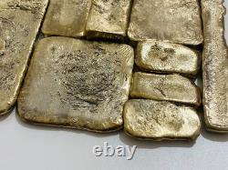 1000 Grams Scrap Gold Bar For Gold Recovery Melted Different Computer Coins Pins