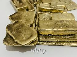 1000 Grams Scrap Gold Bar For Gold Recovery Melted Different Computer Coins Pins