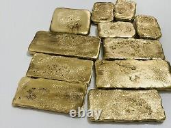 1000 Grams Scrap Gold Bar For Gold Recovery Melted Different Computer Coins Pins