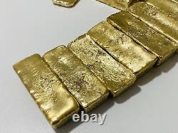 1000 Grams Scrap Gold Bar For Gold Recovery Melted Different Computer Coins Pins