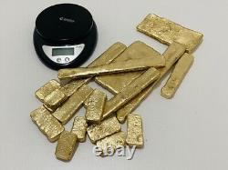 1000 Grams Scrap Gold Bar For Gold Recovery Melted Different Computer Coins Pins