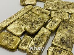 1000 Grams Scrap Gold Bar For Gold Recovery Melted Different Computer Coins Pins