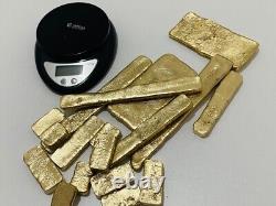 1000 Grams Scrap Gold Bar For Gold Recovery Melted Different Computer Coins Pins