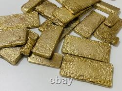 1000 Grams Scrap Gold Bar For Gold Recovery Melted Different Computer Coins Pins