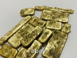 1000 Grams Scrap Gold Bar For Gold Recovery Melted Different Computer Coins Pins