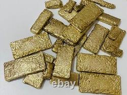 1000 Grams Scrap Gold Bar For Gold Recovery Melted Different Computer Coins Pins