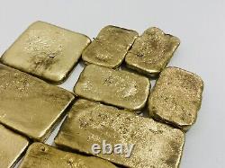 1000 Grams Scrap Gold Bar For Gold Recovery Melted Different Computer Coins Pins