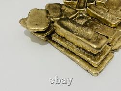 1000 Grams Scrap Gold Bar For Gold Recovery Melted Different Computer Coins Pins