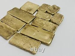 1000 Grams Scrap Gold Bar For Gold Recovery Melted Different Computer Coins Pins