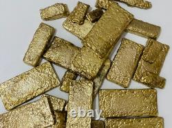 1000 Grams Scrap Gold Bar For Gold Recovery Melted Different Computer Coins Pins