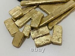 1000 Grams Scrap Gold Bar For Gold Recovery Melted Different Computer Coins Pins