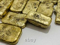 1000 Grams Scrap Gold Bar For Gold Recovery Melted Different Computer Coins Pins