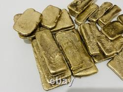 1000 Grams Scrap Gold Bar For Gold Recovery Melted Different Computer Coins Pins