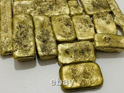1000 Grams Scrap Gold Bar For Gold Recovery Melted Different Computer Coins Pins
