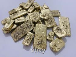 1000 Grams Scrap Gold Bar For Gold Recovery Melted Different Computer Coins Pins