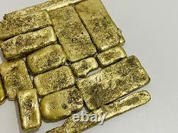 1000 Grams Scrap Gold Bar For Gold Recovery Melted Different Computer Coins Pins