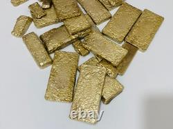 1000 Grams Scrap Gold Bar For Gold Recovery Melted Different Computer Coins Pins
