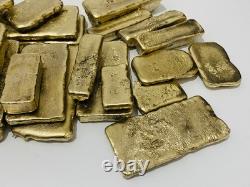 1000 Grams Scrap Gold Bar For Gold Recovery Melted Different Computer Coins Pins