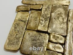 1000 Grams Scrap Gold Bar For Gold Recovery Melted Different Computer Coins Pins