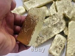 1000 Grams Scrap Gold Bar For Gold Recovery Melted Different Computer Coins Pins