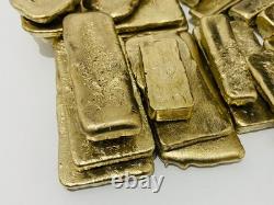 1000 Grams Scrap Gold Bar For Gold Recovery Melted Different Computer Coins Pins