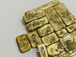 1000 Grams Scrap Gold Bar For Gold Recovery Melted Different Computer Coins Pins