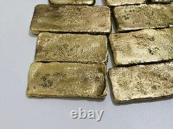 1000 Grams Scrap Gold Bar For Gold Recovery Melted Different Computer Coins Pins