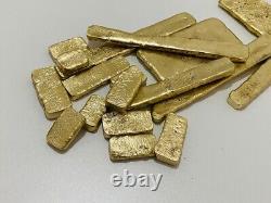 1000 Grams Scrap Gold Bar For Gold Recovery Melted Different Computer Coins Pins