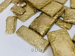 1000 Grams Scrap Gold Bar For Gold Recovery Melted Different Computer Coins Pins