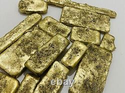 1000 Grams Scrap Gold Bar For Gold Recovery Melted Different Computer Coins Pins