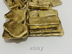 1000 Grams Scrap Gold Bar For Gold Recovery Melted Different Computer Coins Pins