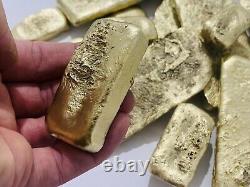 1000 Grams Scrap Gold Bar For Gold Recovery Melted Different Computer Coins Pins