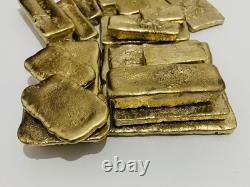 1000 Grams Scrap Gold Bar For Gold Recovery Melted Different Computer Coins Pins
