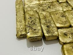 1000 Grams Scrap Gold Bar For Gold Recovery Melted Different Computer Coins Pins