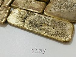 1000 Grams Scrap Gold Bar For Gold Recovery Melted Different Computer Coins Pins