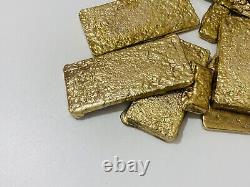 1000 Grams Scrap Gold Bar For Gold Recovery Melted Different Computer Coins Pins