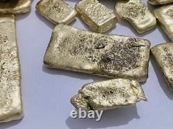 1000 Grams Scrap Gold Bar For Gold Recovery Melted Different Computer Coins Pins