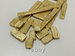 1000 Grams Scrap Gold Bar For Gold Recovery Melted Different Computer Coins Pins