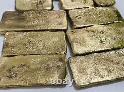 1000 Grams Scrap Gold Bar For Gold Recovery Melted Different Computer Coins Pins