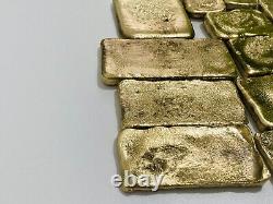 1000 Grams Scrap Gold Bar For Gold Recovery Melted Different Computer Coins Pins