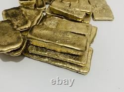 1000 Grams Scrap Gold Bar For Gold Recovery Melted Different Computer Coins Pins