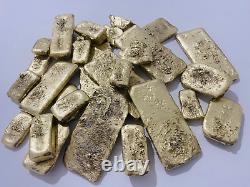 1000 Grams Scrap Gold Bar For Gold Recovery Melted Different Computer Coins Pins