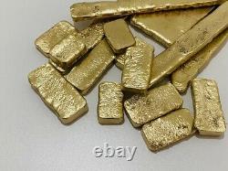 1000 Grams Scrap Gold Bar For Gold Recovery Melted Different Computer Coins Pins