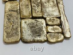1000 Grams Scrap Gold Bar For Gold Recovery Melted Different Computer Coins Pins