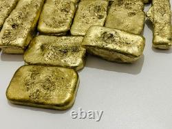 1000 Grams Scrap Gold Bar For Gold Recovery Melted Different Computer Coins Pins