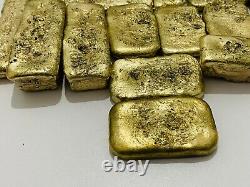 1000 Grams Scrap Gold Bar For Gold Recovery Melted Different Computer Coins Pins