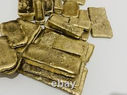 1000 Grams Scrap Gold Bar For Gold Recovery Melted Different Computer Coins Pins
