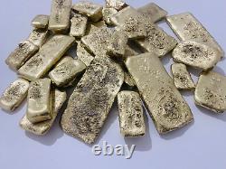 1000 Grams Scrap Gold Bar For Gold Recovery Melted Different Computer Coins Pins