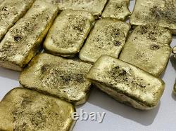 1000 Grams Scrap Gold Bar For Gold Recovery Melted Different Computer Coins Pins