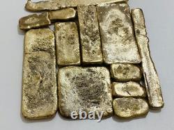 1000 Grams Scrap Gold Bar For Gold Recovery Melted Different Computer Coins Pins